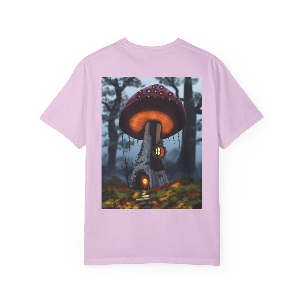 T-Shirt — "Authentic 64 Years" with Enchanted Mushroom Back Art