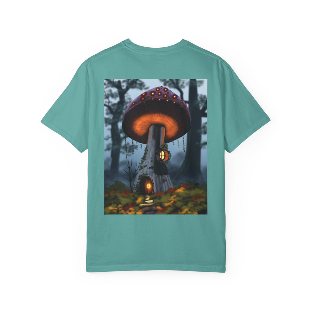 T-Shirt — "Authentic 64 Years" with Enchanted Mushroom Back Art