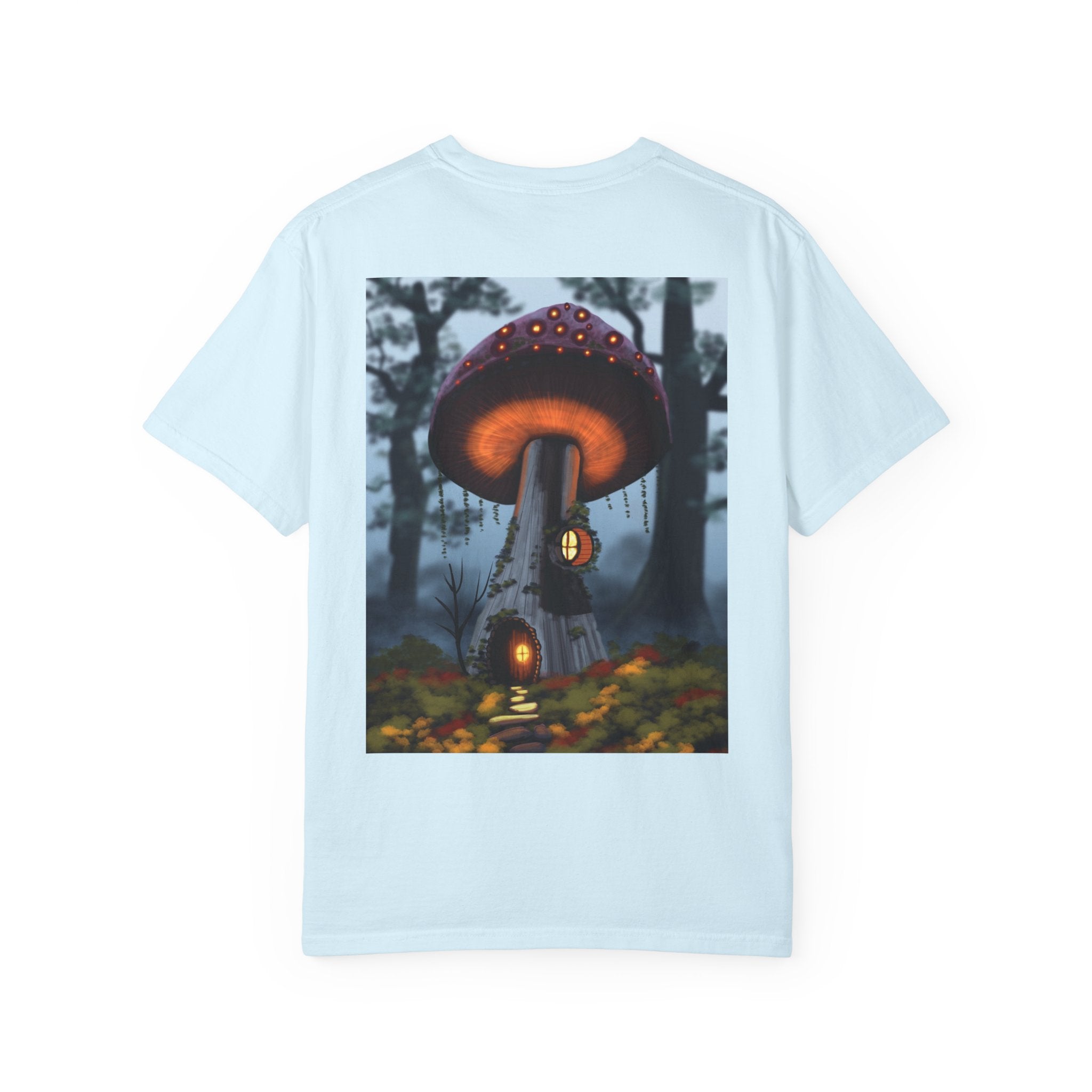 T-Shirt — "Authentic 64 Years" with Enchanted Mushroom Back Art