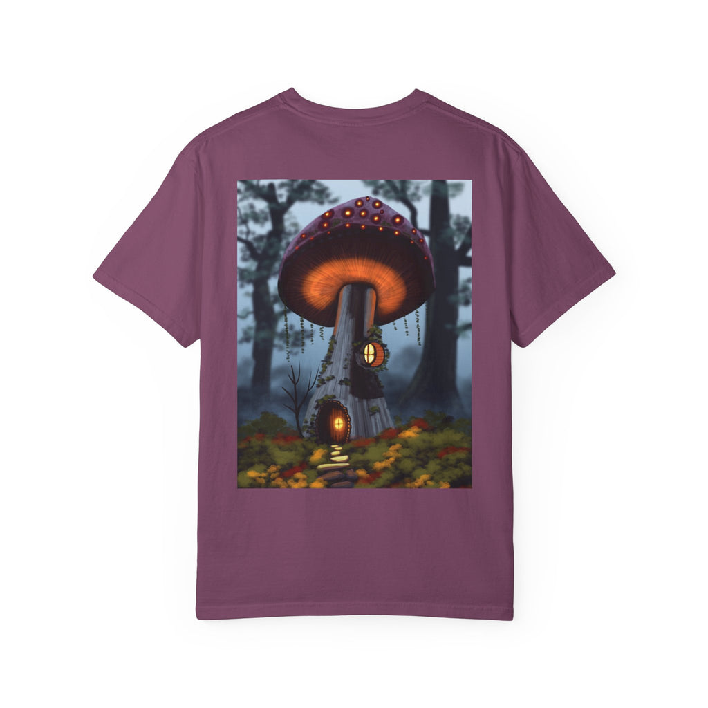 T-Shirt — "Authentic 64 Years" with Enchanted Mushroom Back Art