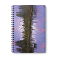 Mountain Lake Sunset Spiral Notebook — A5 Wirobound Journal