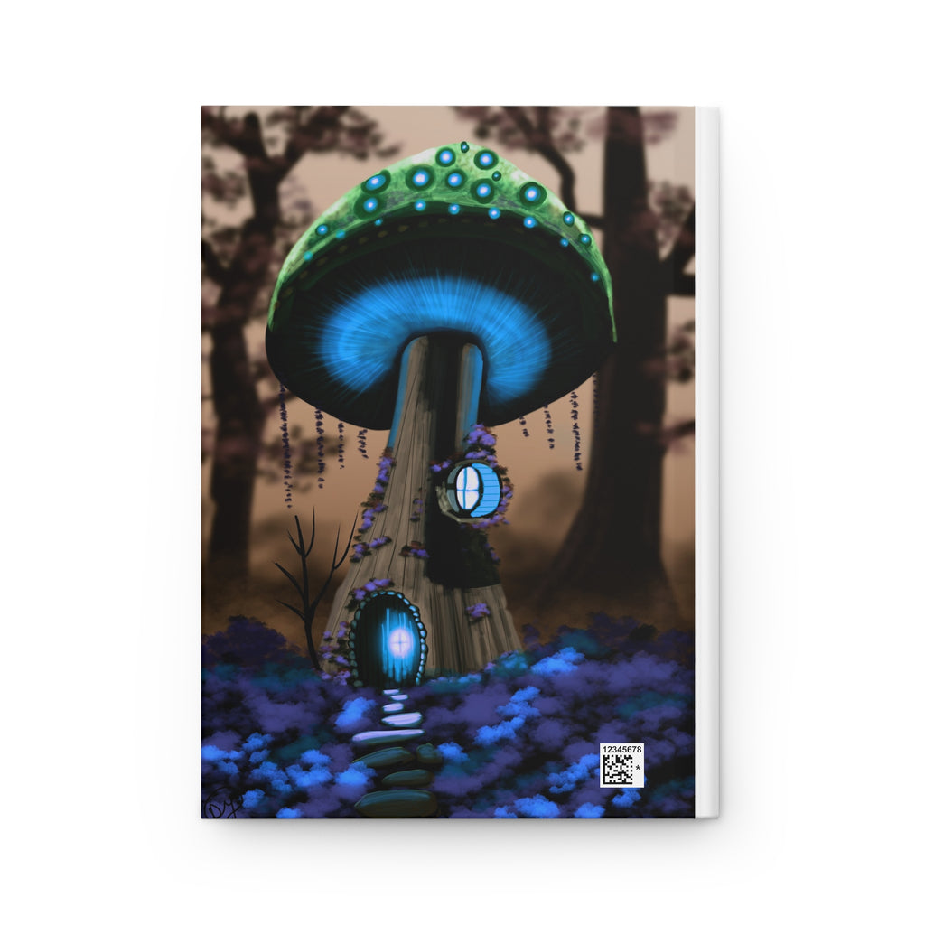 Mushroom House Journal — Fantasy Forest Hardcover Notebook