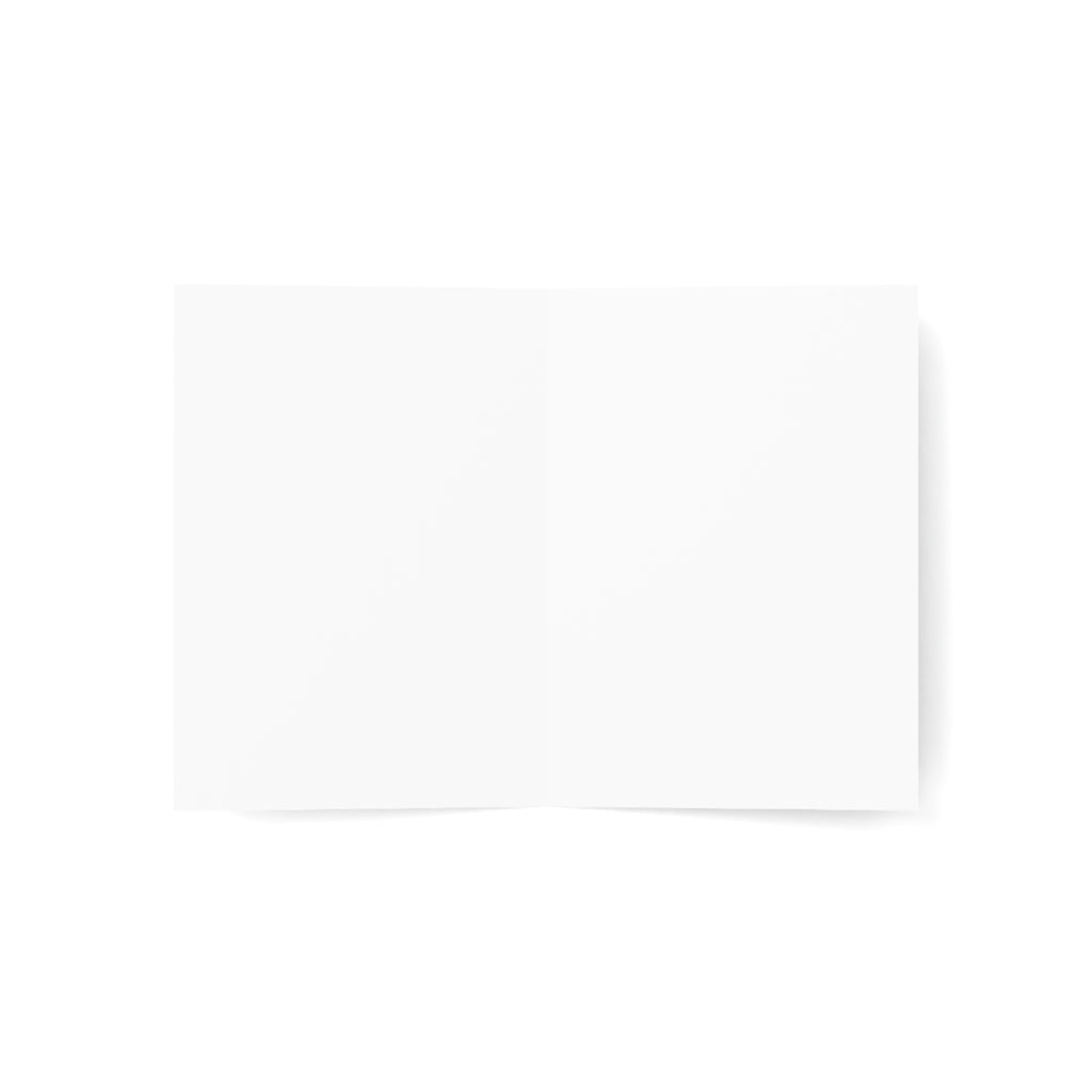 Holiday Candle Snowman Greeting Card — Funny Winter Birthday & Christmas Note (1/10/30/50 pcs)