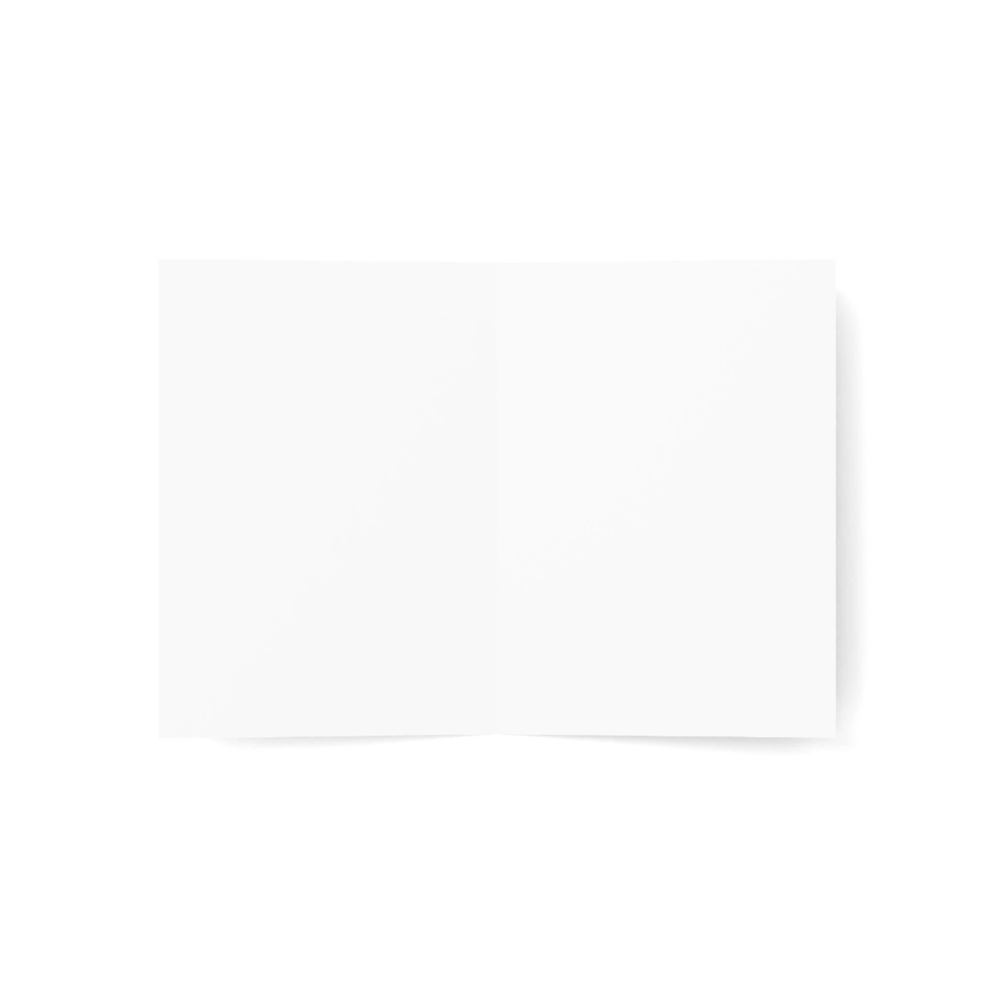 Holiday Candle Snowman Greeting Card — Funny Winter Birthday & Christmas Note (1/10/30/50 pcs)