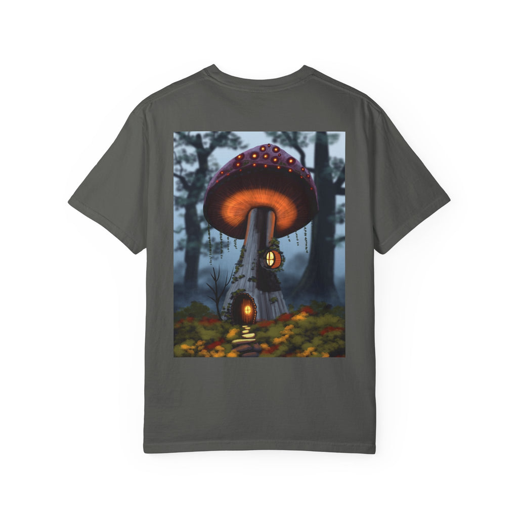T-Shirt — "Authentic 64 Years" with Enchanted Mushroom Back Art