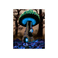 Blue Mushroom Fairy House Fine Art Poster