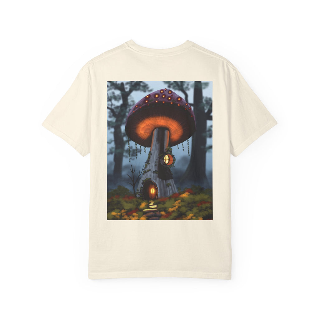 T-Shirt — "Authentic 64 Years" with Enchanted Mushroom Back Art