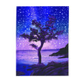 Arctic Fleece Blanket — Starry Night Coastal Tree Throw