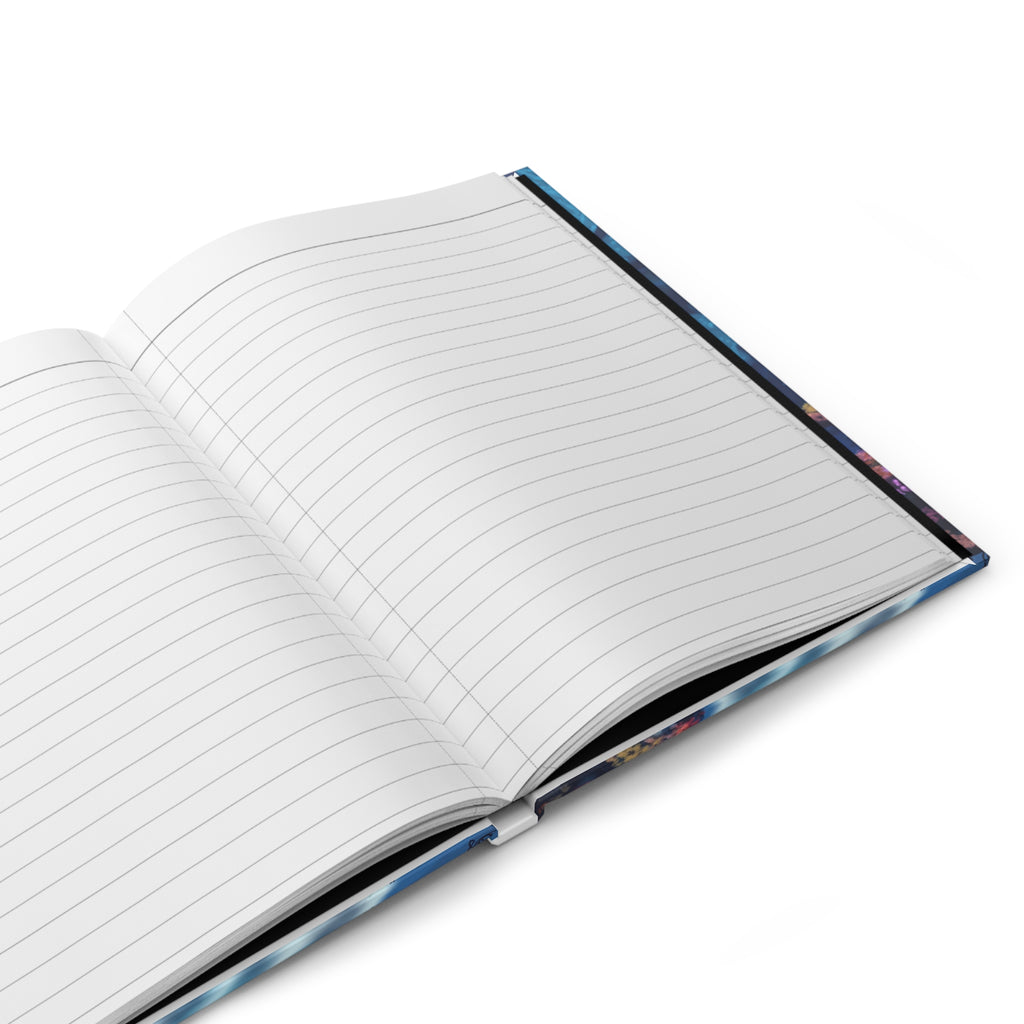 Underwater Sunbeam Hardcover Journal — Ocean Coral Notebook for Travel, Sketching & Daily Journaling