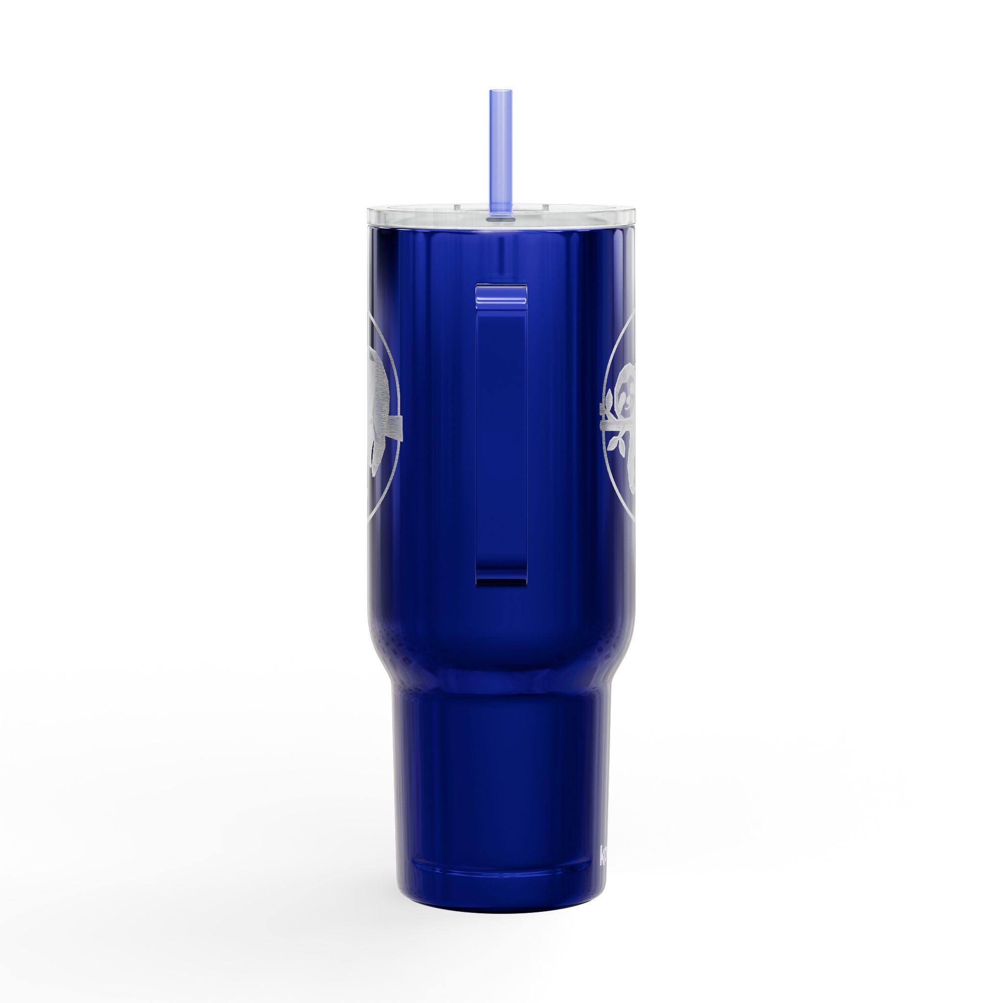 40oz Engraved Insulated Tumbler with Lid — Sloth Design