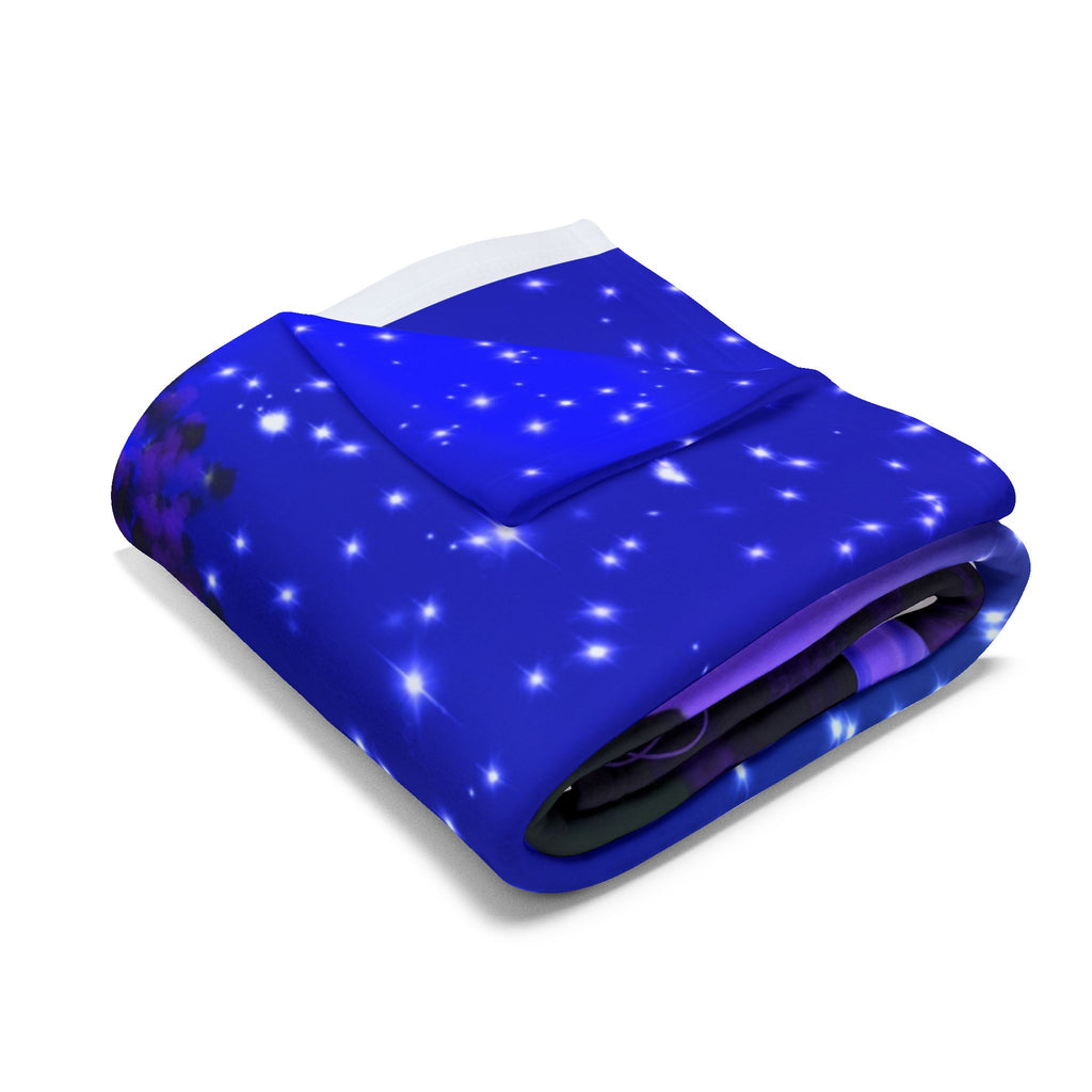 Arctic Fleece Blanket — Starry Night Coastal Tree Throw