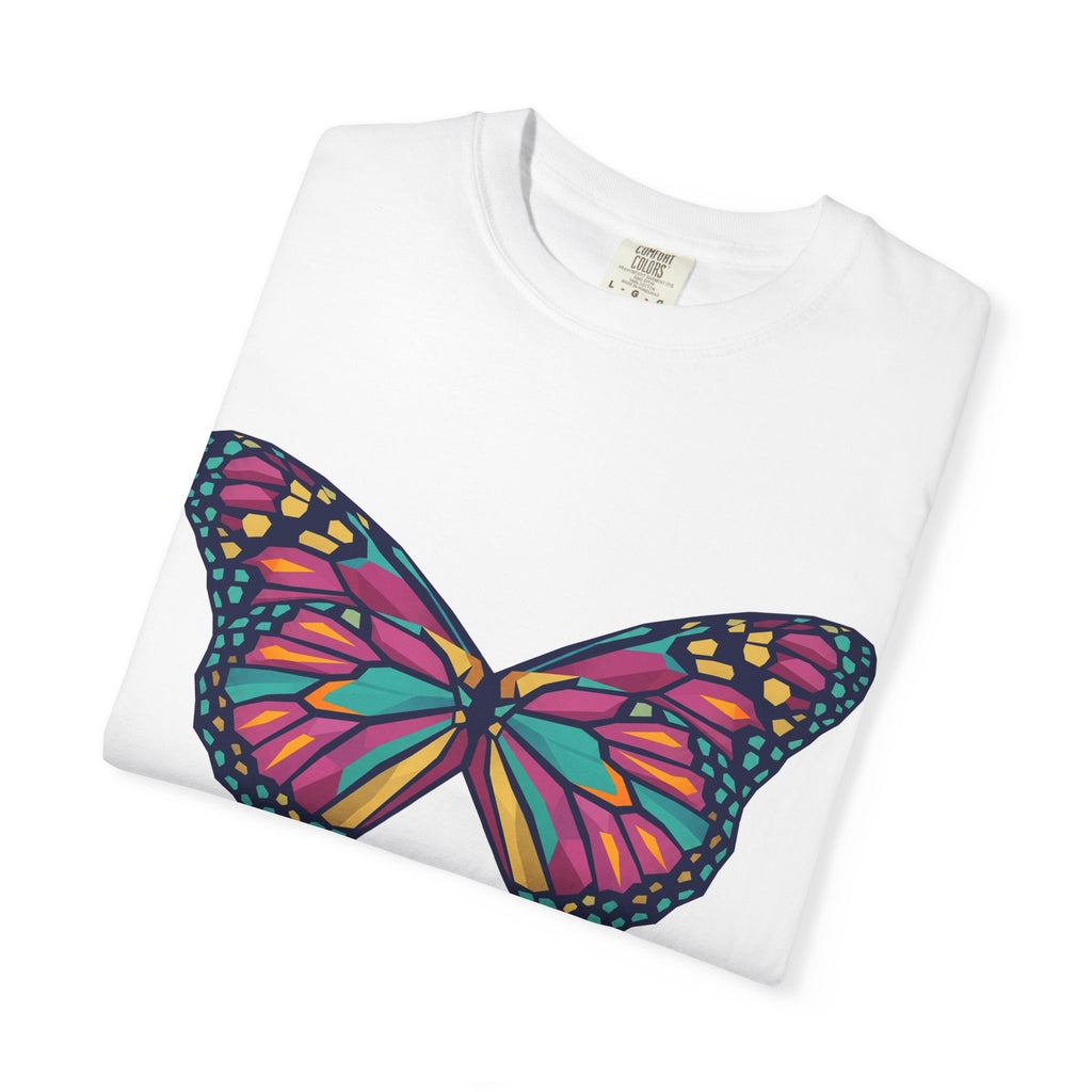 Butterfly Graphic T-Shirt — Colorful Monarch Wings Tee