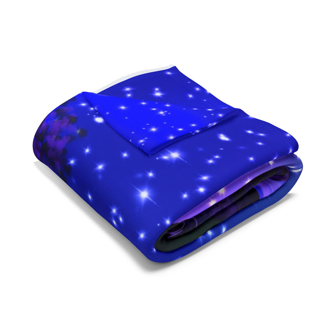 Arctic Fleece Blanket — Starry Night Coastal Tree Throw