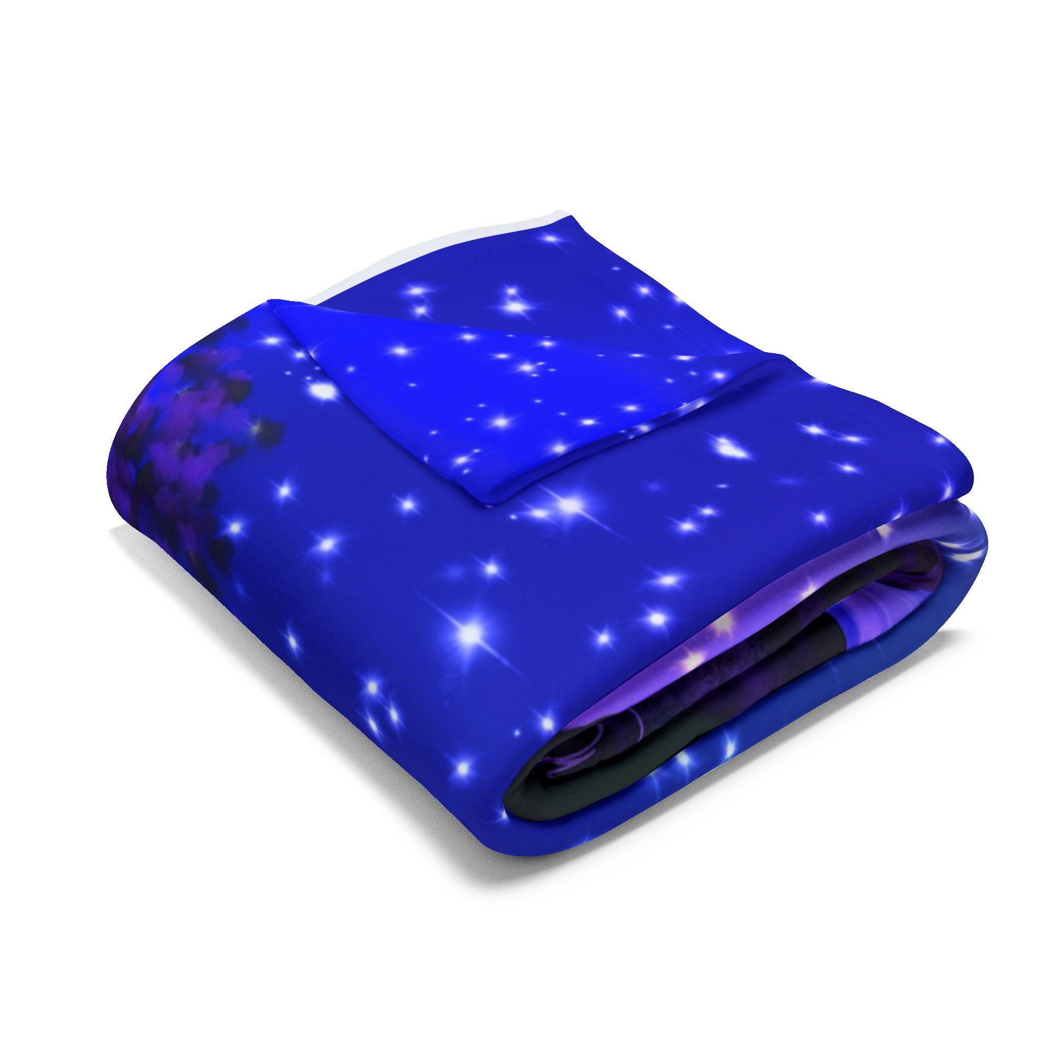 Arctic Fleece Blanket — Starry Night Coastal Tree Throw