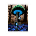 Mystical Glowing Mushroom Sticker — Fantasy Forest Kiss-Cut Vinyl