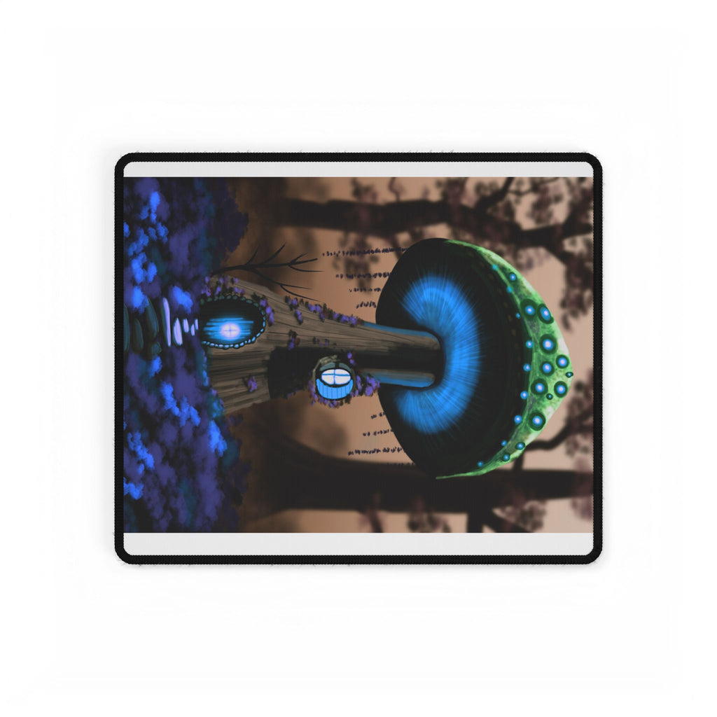 Mystic Glowing Mushroom Desk Mat — Fantasy Gaming Mouse Pad